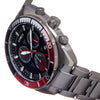 Axwell Minister Chronograph Bracelet Watch w/Date - Black/Red - AXWAW105-6