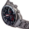 Axwell Minister Chronograph Bracelet Watch w/Date - Black - AXWAW105-2