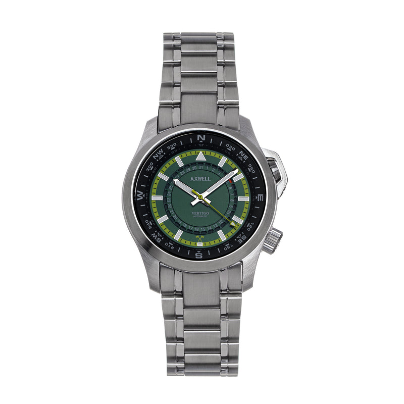 Axwell Vertigo Bracelet Watch w/Date - Green - AXWAW101-3